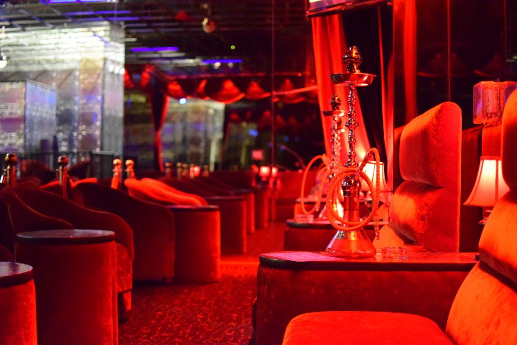 Amazing hookah lounge at Diamond Cabaret