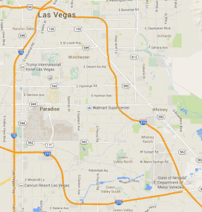 Las Vegas freeway map