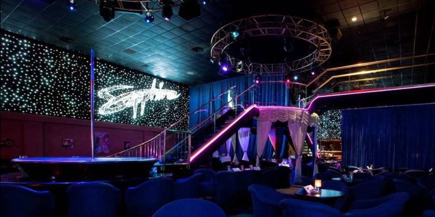 Inside Sapphire gentlemen's club in Las Vegas