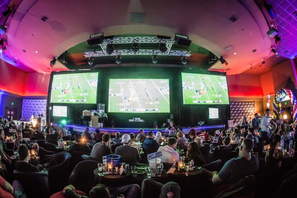 Massive VIP events room at Sapphire, perfect for the big game, UFC, or whatever