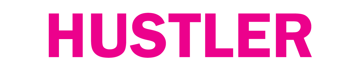 Hustler Logo with drop shadow