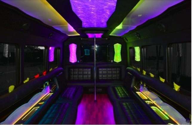 YOLO PARTY BUS INTERIOR