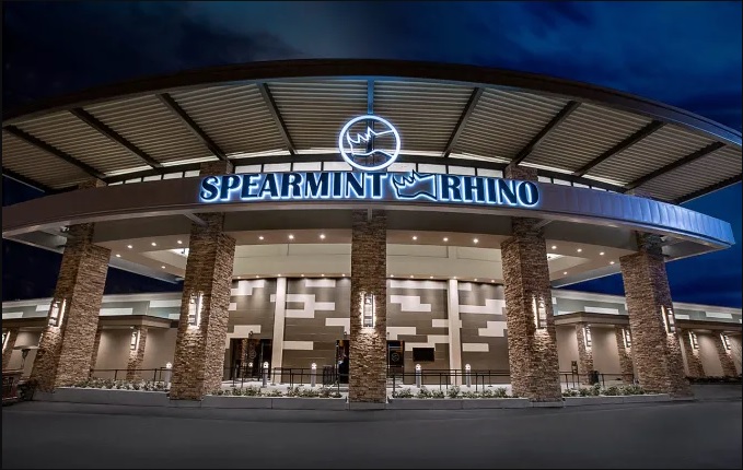 Front entrance to Spearmint Rhino
