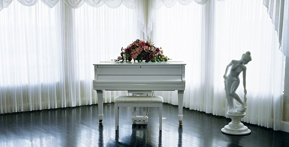 Piano in the Parlor at Sheri's Ranch