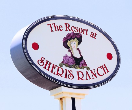 Sign at Sheri's Ranch Brothel