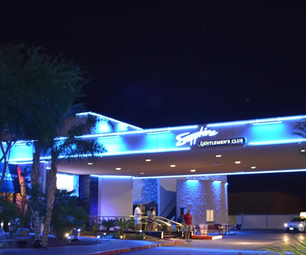 Exterior to Sapphire Gentlemen's Club in Las Vegas