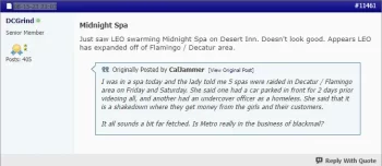 Example of Erotic Massage Parlor community post